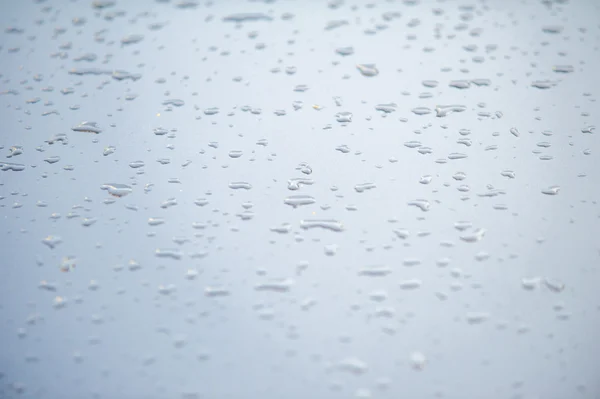 Textur Hintergrund Regentropfen Auf Dem Lack Niederschlag Form Von Wassertropfen — Stockfoto