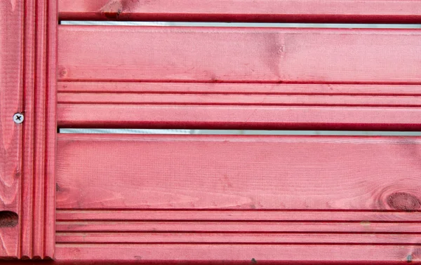 Textur Hintergrund Rote Holzlatten Zaun — Stockfoto