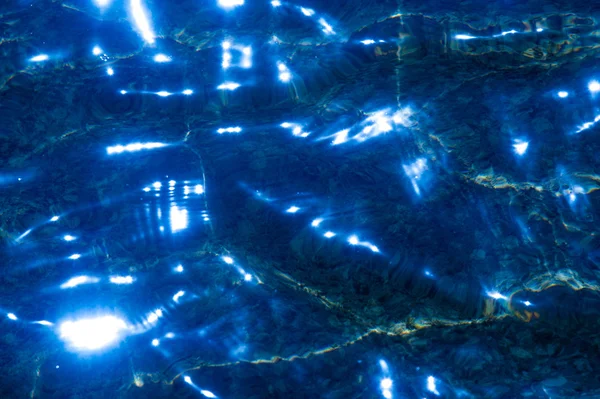 Tekstura Tło Podłoże Woda Basenie Jest Fotografowany Świetle Licznika Blask — Zdjęcie stockowe