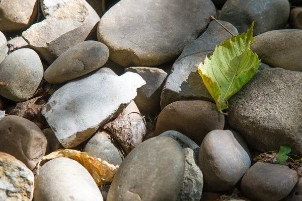 Textur Hintergrund Kieselsteine Ein Kleiner Stein Der Durch Die Wirkung — Stockfoto