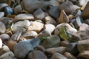 Doku, arka plan. çakıl taşları. düzgün ve yuvarlak su veya kum eylem tarafından yapılan küçük bir taş.