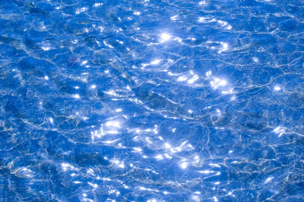 Textura Fundo Contexto Água Piscina Fotografada Sob Luz Contador Brilho — Fotografia de Stock