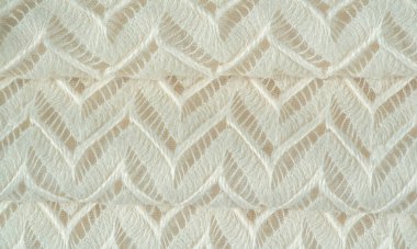 Beyaz kumaş, çok katmanlı ipek dantel, birinci sınıf kış örgü şalı. Desen, arkaplan, desen, ipek