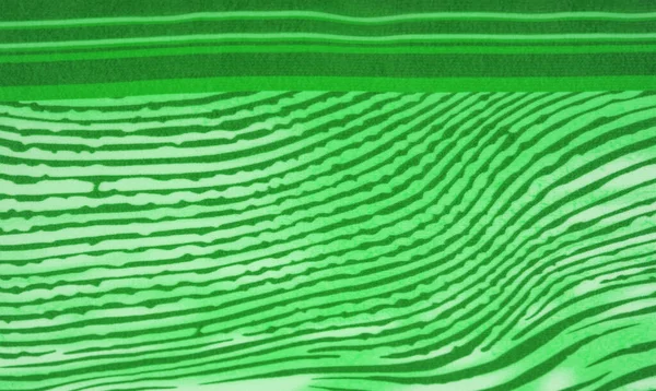 Шелковая Ткань Зелено Белыми Полосками Кожа Зебры Африканском Стиле Дизайнера — стоковое фото