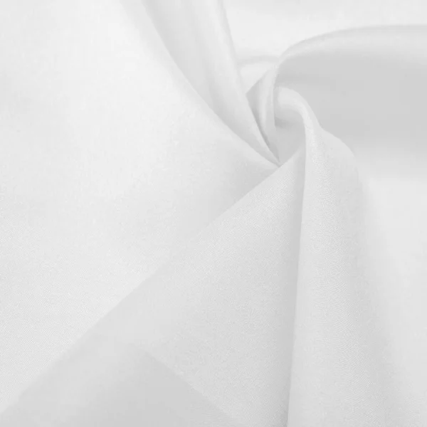 White Silk Smooth Elegant White Silk Luxurious Satin Fabric Texture — Stock Photo, Image