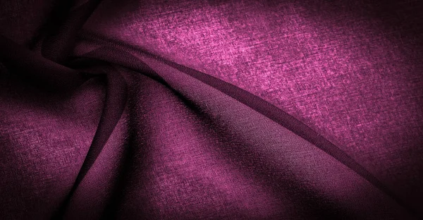 Chiffon Vermelho Escuro Transparente Seda Fundo Abstrato Vermelho Veneziano Tecido — Fotografia de Stock