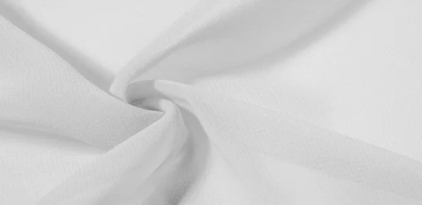 Hafif Mat Parıltılı Ipek Beyaz Kumaş Tasarımlarınız Aksanlarınız Duvar Kağıtlarınız — Stok fotoğraf