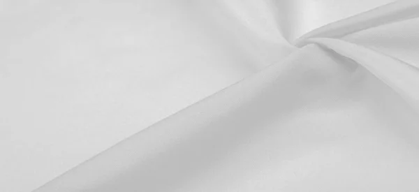 Bílé Hedvábí Hladké Elegantní Bílé Hedvábí Nebo Luxusní Saténovou Texturu — Stock fotografie