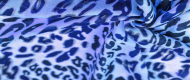 doku arka plan, desen, ipek kumaş, mavi ve beyaz renk, moda, leopar deseni, hayvan derisi