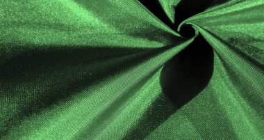 Arka plan dokusu, desen, derin zümrüt ipeği kumaşı, dekoratif tasarım..