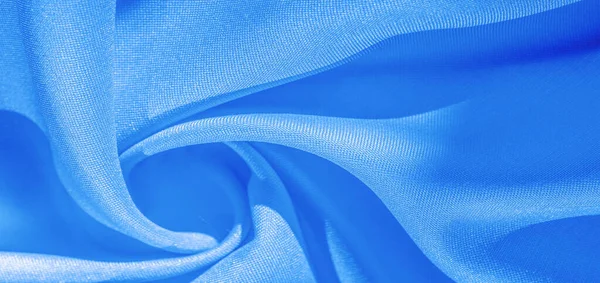Textura Fondo Patrón Tejido Satinado Seda Azul Claro Sólido Duquesa —  Fotos de Stock