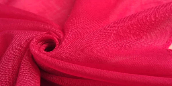 Шелковая Ткань Красном Абстрактный Фон Роскошные Ткани Жидких Волн Волнистых — стоковое фото