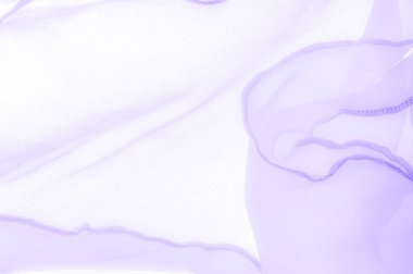 Doku. Şablon. Kumaş, pankart ya da gök mavisi ipekle kaplanmış. Poster için lüks tekstil dekorasyonu, yumuşak dalgalı dalgalı kumaşlı gök mavisi malzeme, poster