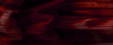 Kırmızı bez. İnce organzalı ipek kumaş, panter desenli, buruşuk desenli. Geçmişi. Şablon.