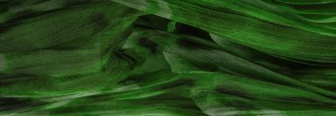 Yeşil kumaş. İnce organzalı ipek kumaş, panter desenli, buruşuk desenli. Geçmişi. Şablon.