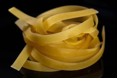 Yakın çekim pişmemiş makarna, yemek duvar kağıdı.