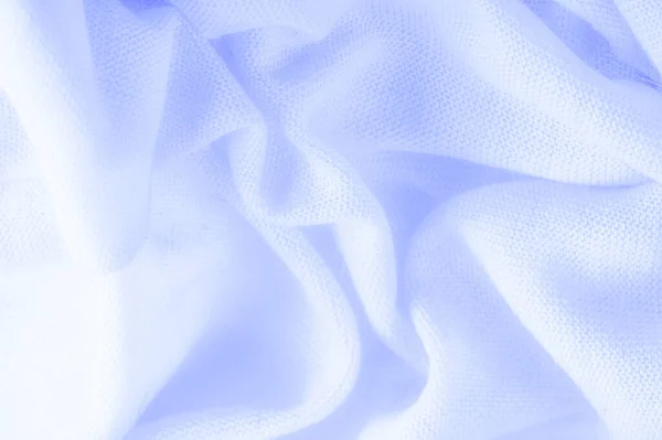 Blauwe Doek Abstracte Achtergrond Van Luxe Stof Vloeibare Zijde Textuur — Stockfoto