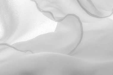 Doku. Geçmişi. Şablon. Beyaz ipek katlanmış kumaş arka plan, afiş veya kapak tasarımı. Poster için lüks tekstil dekorasyonu, yumuşak dalgalı dalgalı beyaz kumaş, poster