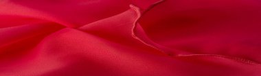 Doku. Geçmişi. Şablon. Kırmızı ipek katlanmış kumaş arka plan, afiş veya kapak tasarımı. Poster için lüks tekstil dekorasyonu yumuşak saten dalgalı kırmızı kumaş, poster.,