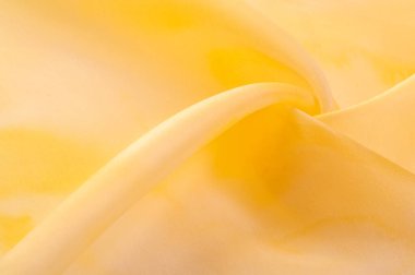 Pastel bej ve sarı tonlarda ipek kumaş, sepia pastel sarı kremsi bej tonda kumaş duvar kağıdı desenli arka plan: sevimli doğal desenli tekstil fotoğrafı