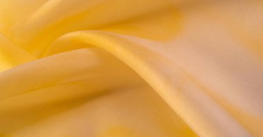 Pastel bej ve sarı tonlarda ipek kumaş, sepia pastel sarı kremsi bej tonda kumaş duvar kağıdı desenli arka plan: sevimli doğal desenli tekstil fotoğrafı