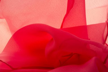 Doku. Geçmişi. Şablon. Kırmızı ipek katlanmış kumaş arka plan, afiş veya kapak tasarımı. Poster için lüks tekstil dekorasyonu yumuşak saten dalgalı kırmızı kumaş, poster.,