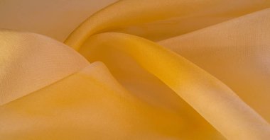 Pastel bej ve sarı tonlarda ipek kumaş, sepia pastel sarı kremsi bej tonda kumaş duvar kağıdı desenli arka plan: sevimli doğal desenli tekstil fotoğrafı
