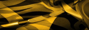 Doku. Desen. Desen. Soyut sarı ipekten kumaşlar. İpek dokusu, soyutlama için lüks saten, tasarım ve duvar kağıdı, yumuşak ve bulanık stil, pürüzsüz,