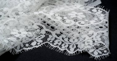 dantel kumaş dokusu, yakın çekim