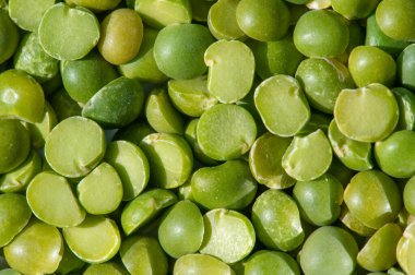 Kurutulmuş bezelye ve duvar kağıdı yakın çekim