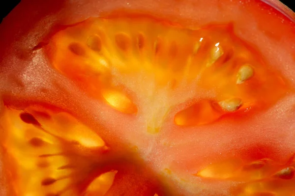 Fresh Juicy Tomato Close Shot — Stock Photo, Image