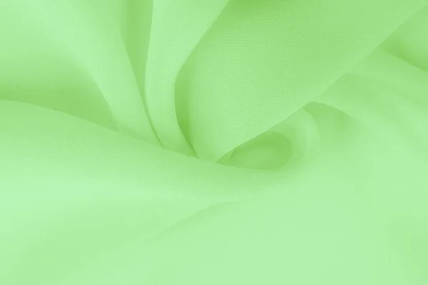 Texture Template Pale Green Silk Polyester Background Color Lime Green — Stock Photo, Image