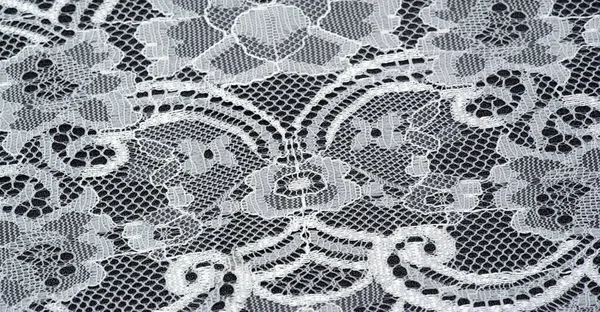 Lace Fabric Texture Close Shot — Stock Photo, Image