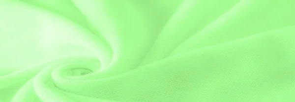 Green Cloth Abstract Background Luxury Fabric Liquid Silk Texture Waves — Stock Photo, Image