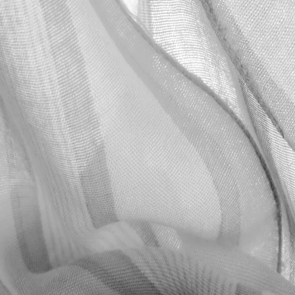 Texture Contexte Tissu Monochrome Soie Grise Une Photographie Une Image — Photo