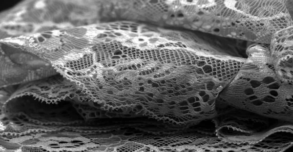 Lace Fabric Texture Close Shot — Stock Photo, Image