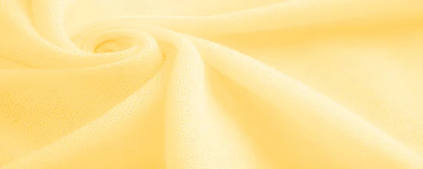 Κίτρινο Ύφασμα Αφηρημένο Φόντο Από Πολυτελές Ύφασμα Υγρή Μεταξένια Υφή — Φωτογραφία Αρχείου
