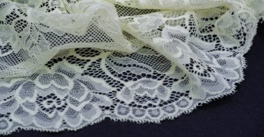 dantel kumaş dokusu, yakın çekim