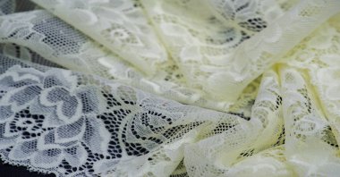 dantel kumaş dokusu, yakın çekim