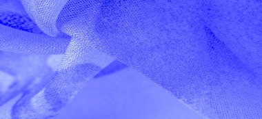 Doku, Desen. Soyut mavi desenli pürüzsüz mavi kumaş dokusu. Lüks soyut bir arka plan. Lüks Noel geçmişi. Kumaş, narin.