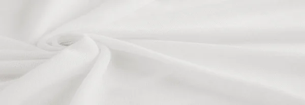 Beyaz Kumaş Lüks Kumaşın Soyut Arka Planı Dalgaların Sıvı Ipek — Stok fotoğraf
