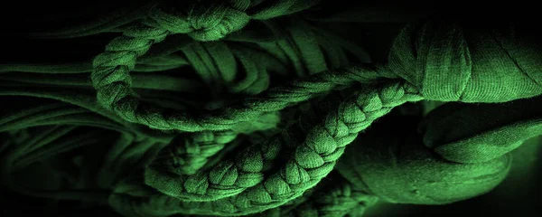 Textúra Háttér Minta Zöldfonatú Szövet Kötött Háttér Dombornyomott Mintával Kötött — Stock Fotó