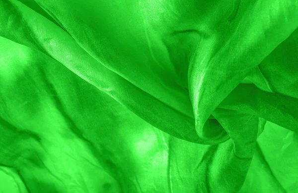 Tessuto Verde Con Striature Macchie Grigie Sfondo Verde Astratto Designer — Foto Stock