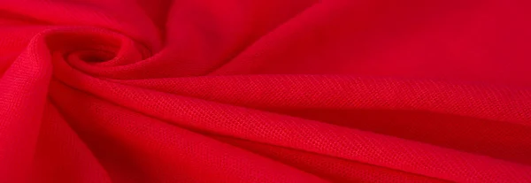 Rød Klud Abstrakt Baggrund Luksus Stof Eller Flydende Silke Tekstur - Stock-foto