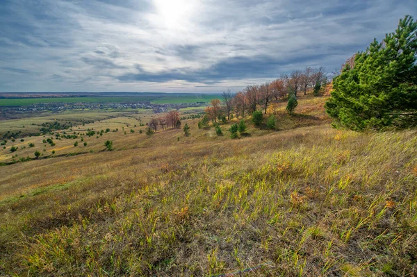 Autumn Landscape Photography European Part Earth Rural Landscape Beautiful Gradient — Stock Photo, Image