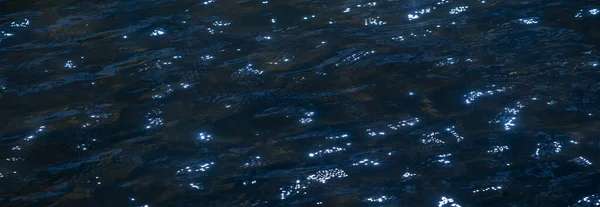 Textúra Háttér Sablont Könnyű Szellő Hullámokkal Kék Tavon Folyón Tengeren — Stock Fotó