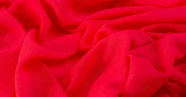 Rotes Tuch Abstrakter Hintergrund Aus Luxuriösem Stoff Oder Flüssiger Seidentextur — Stockfoto