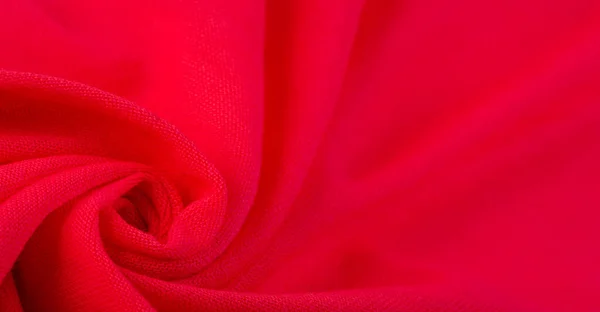 Червона Тканина Абстрактний Фон Розкішної Тканини Або Рідкої Шовкової Текстури — стокове фото
