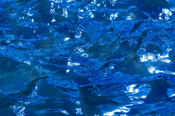 Teksturę Tło Wzór Basen Woda Lekki Wiatr Gra Światła Słonecznego — Zdjęcie stockowe