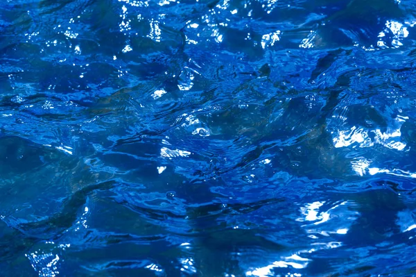 Texture Sfondo Modello Acqua Della Piscina Brezza Leggera Gioco Luce — Foto Stock